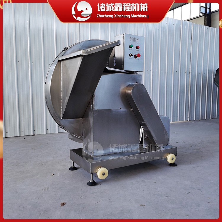 大型冷冻板肉切片机 不锈钢冻肉刨肉机 数控商用刨肉机图4