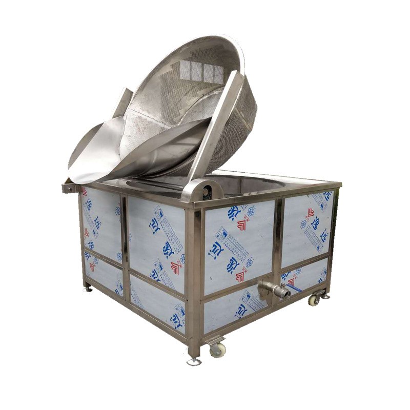 电加热油炸炉 虎皮鸡爪炸鸡鸡腿鸡翅油炸锅 大型自动翻筐油炸机器图4