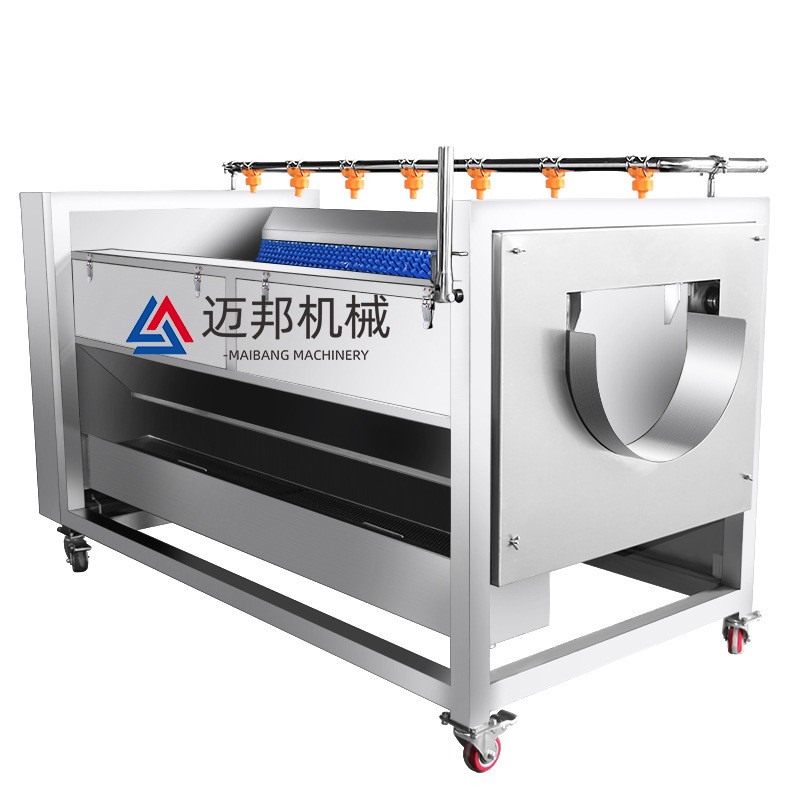 厂家生产商用毛刷清洗机 保龄球清洗抛光机 毛滚式棒球清洗机图5