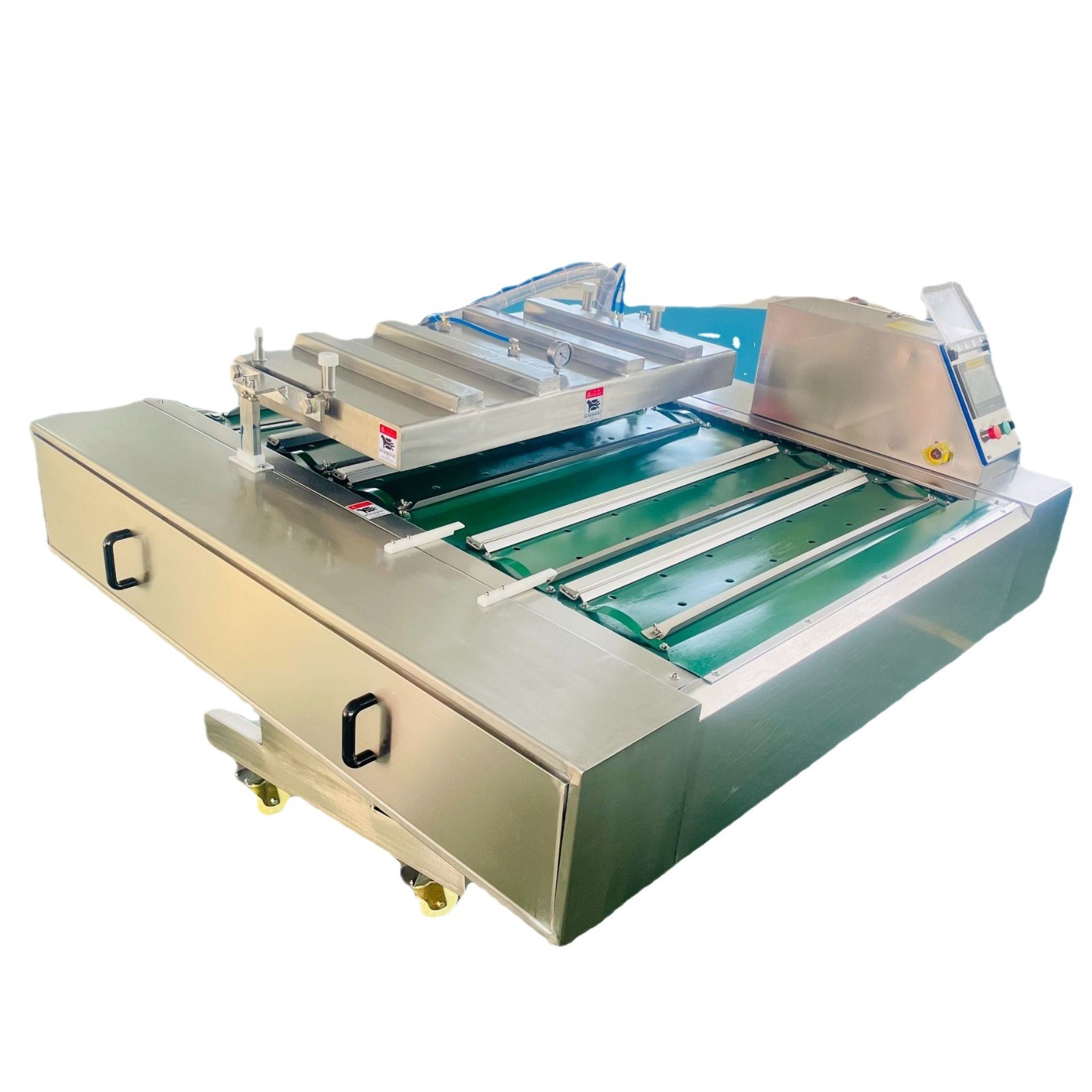 连续滚动食品真空包装机 熟食真空保鲜包装 快速酸菜真空封口机图5