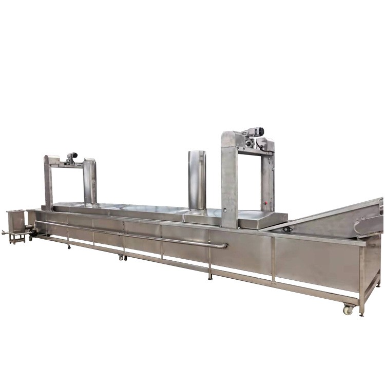 国邦牌全自动薄脆油炸机 薄脆流水线 煎饼果子油炸锅图5