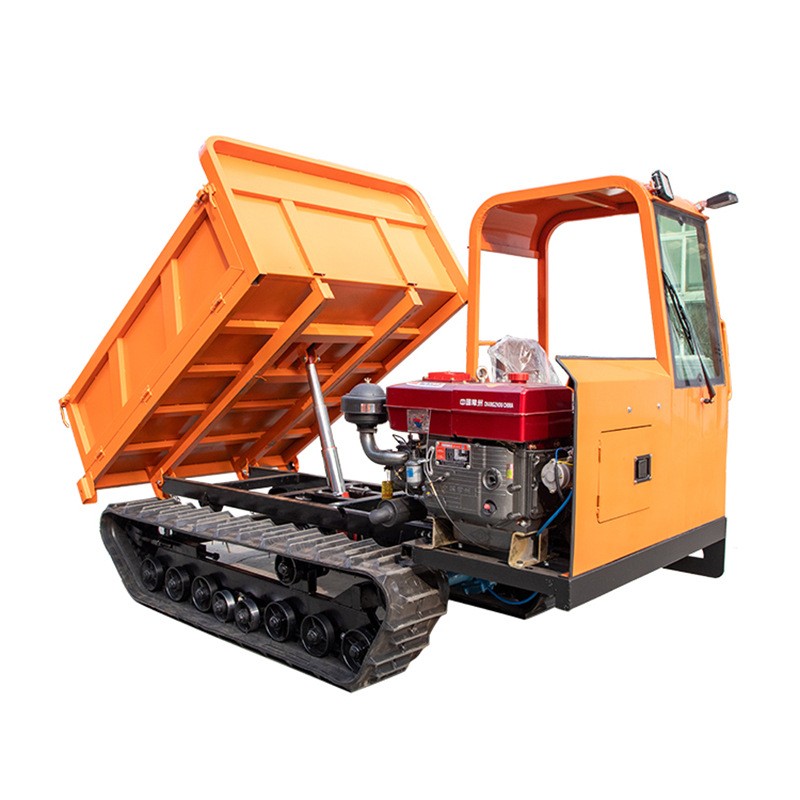 爬山虎运输车履带运输车农用全地形果园山地液压自卸车运料拖拉机图5