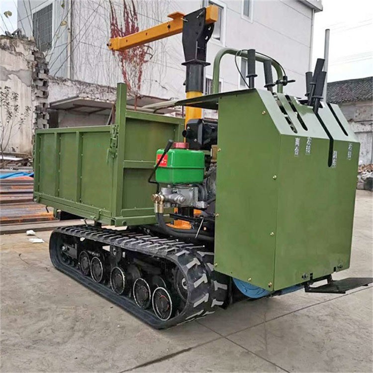 小型履带运输车山地木材履带运输设备农用工程自卸爬山车机器批发图4