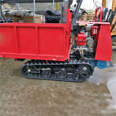 小型履带运输车山地木材履带运输设备农用工程自卸爬山车机器批发