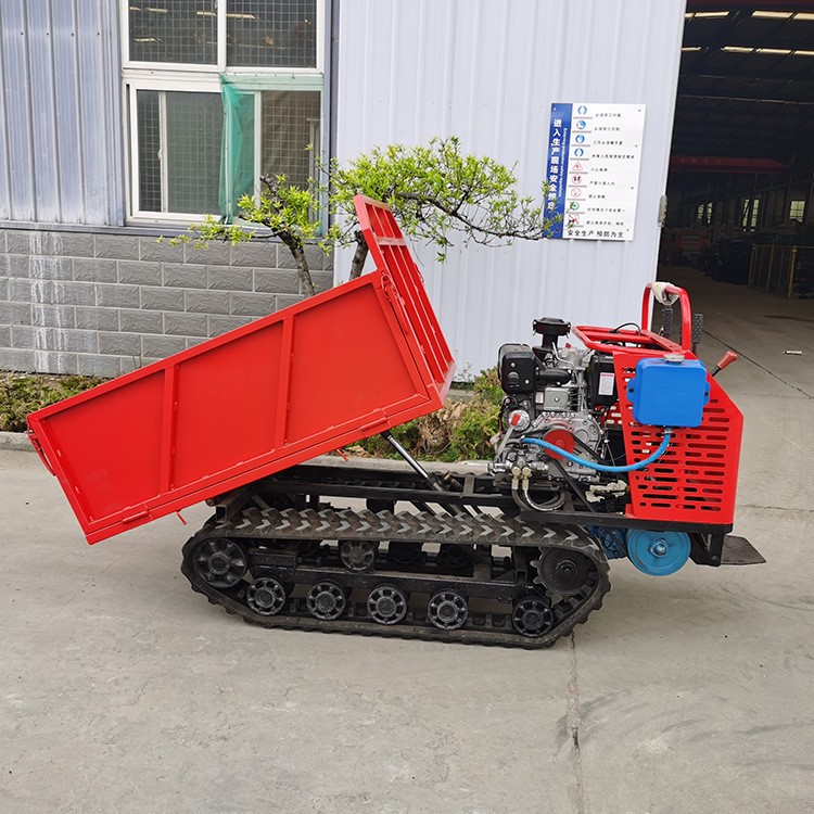 中拓履带运输车山地木材履带运输车农用工程自卸爬山车图3