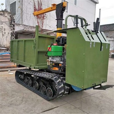 中拓履带运输车山地木材履带运输车农用工程自卸爬山车