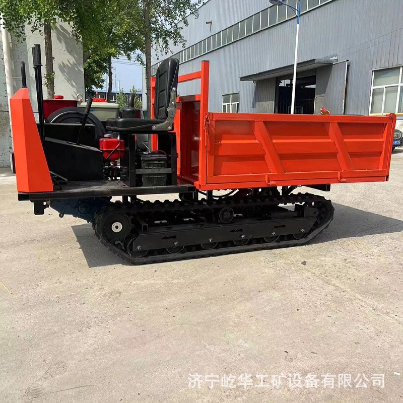 厂家供应手扶履带运输车小型农用全地形搬运车工程自卸车图2