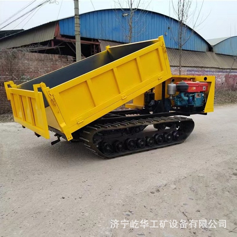 厂家供应小型手扶履带运输车农用全地形四不像多功能自卸车图3