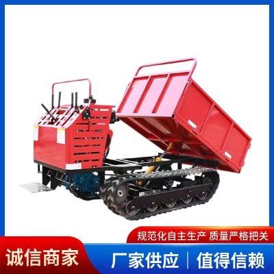 厂家供应小型手扶履带运输车农用全地形四不像多功能自卸车