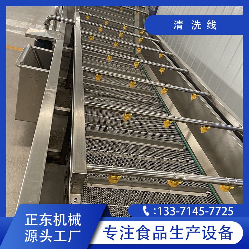 中药材清洗加工流水线黄精人参清洗加工设备商用大型气泡清洗机图4