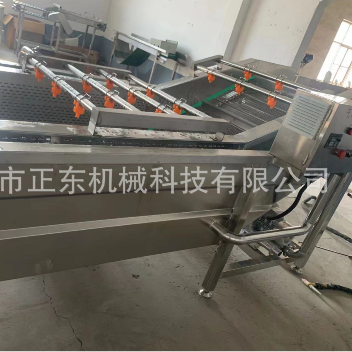 芋头地瓜清洗机 根茎类蔬菜毛辊清洗设备 胡萝卜毛辊清洗机图2