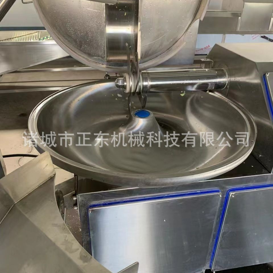 全自动肉泥斩拌机 鱼糜虾滑斩泥斩切 肉馅菜馅丸子馅料变频斩拌机图3