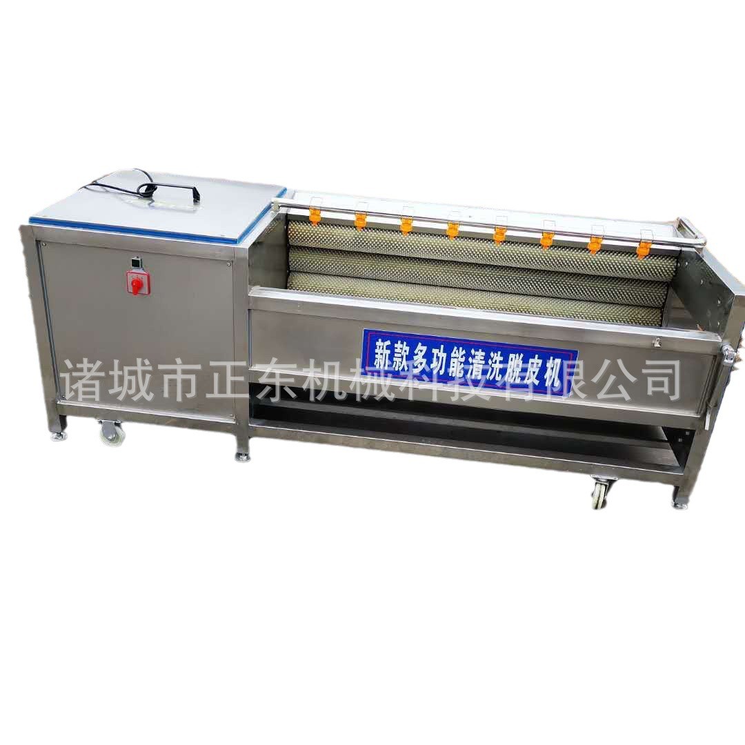 贝壳类海鲜毛辊清洗机 花生土豆芋头根茎类毛辊清洗机 海蛎子清洗图5