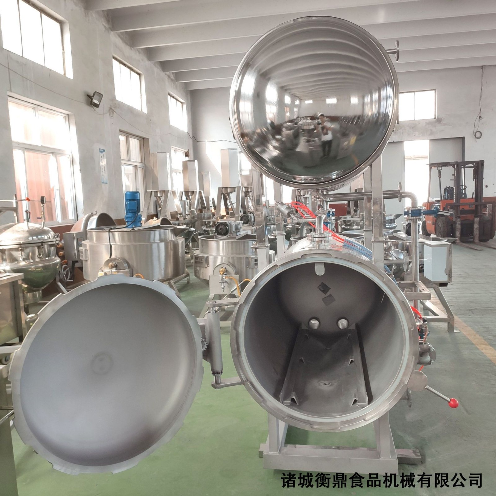 高温高压杀菌锅 多功能不锈钢水浴式鸭蛋肉制品包装袋食品杀菌锅图3