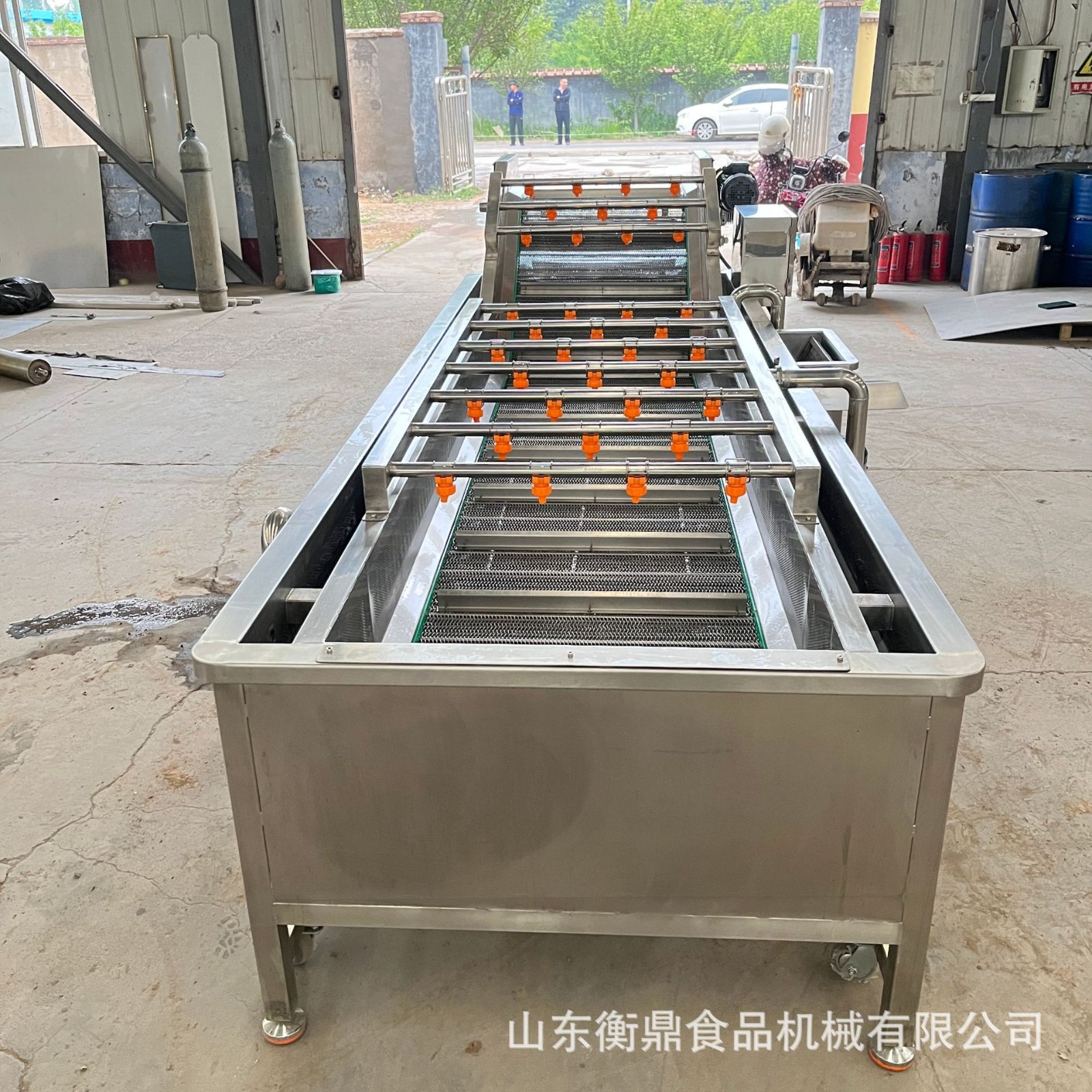 葡萄千禧果气泡清洗机 柿子李子樱桃全自动清洗设备 果蔬 清洗机图3