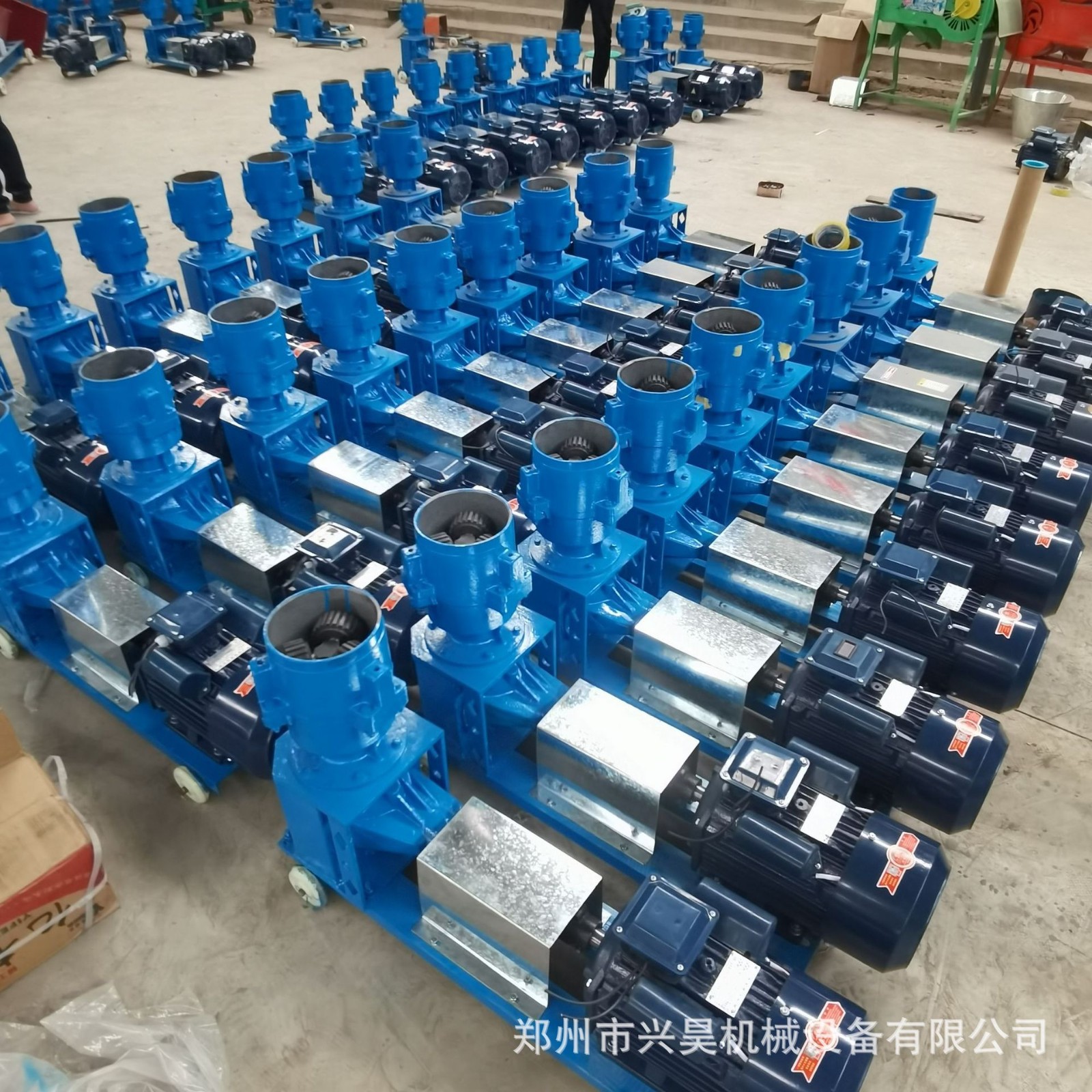 兴昊小型饲料颗粒机 牛羊玉米秸秆饲料制粒机 全自动养殖加工设备图5