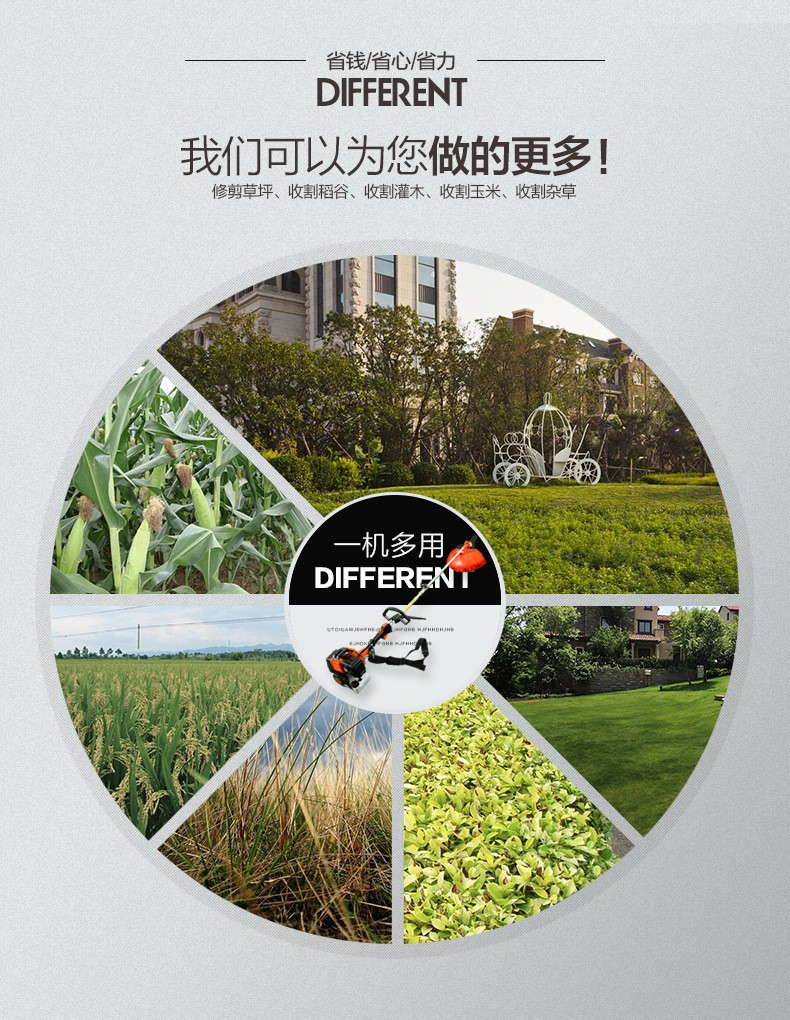 保本促销两四冲程汽油割草机除草机割灌机草坪打草机小型收割机图4