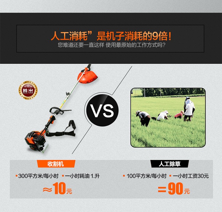 保本促销两四冲程汽油割草机除草机割灌机草坪打草机小型收割机图2