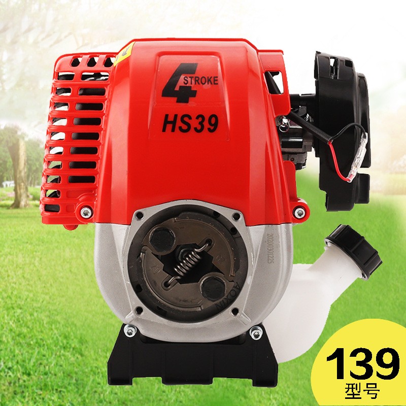 新款割草机格致动力四冲程小型家用汽油机开荒收割机图2