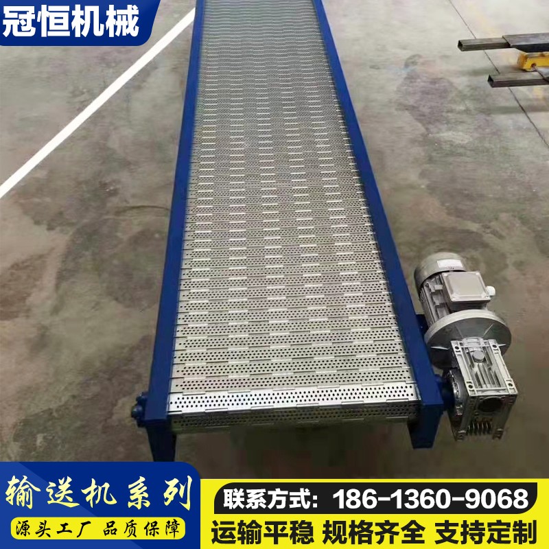 冠恒不锈钢超大齿轮传动输送机 工业车间传送机制造图5