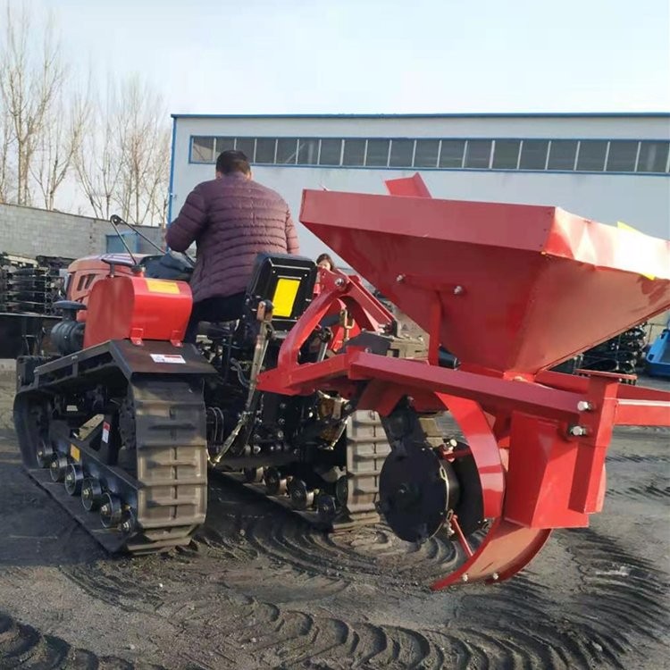 80马力履带旋耕机 高底盘多功能拖拉机 水田专用图4