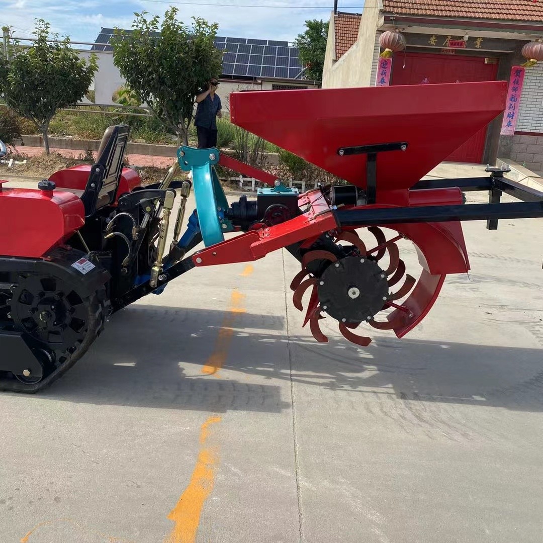 50马力履带拖拉机 大型座驾式旋耕机 可以安装挖斗图2
