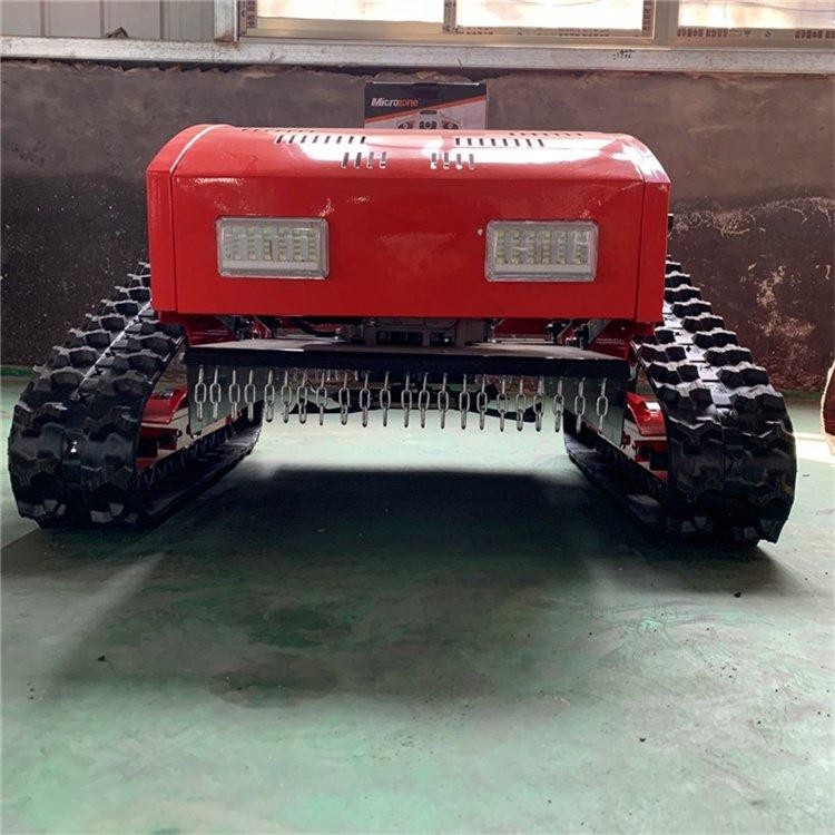 履带自走式遥控割草机 全自动除草机 果园碎草机 盛弘图3