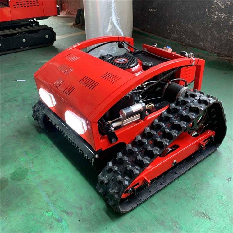 履带自走式遥控割草机 全自动除草机 果园碎草机 盛弘图4