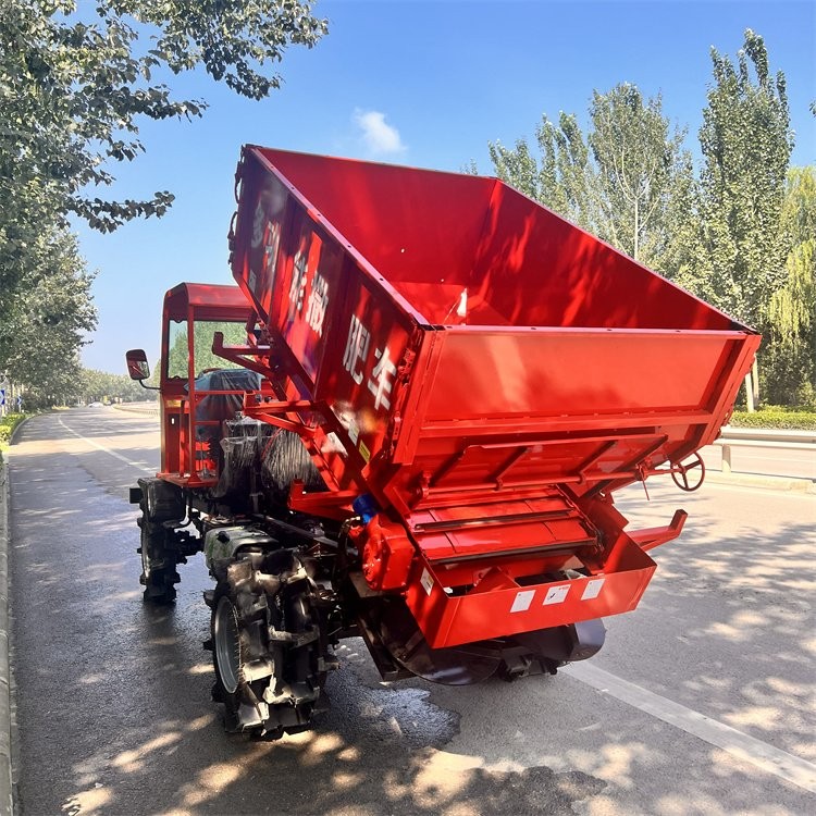 三轮小型撒粪车 农田多功能有机肥撒肥车 密封性好图5