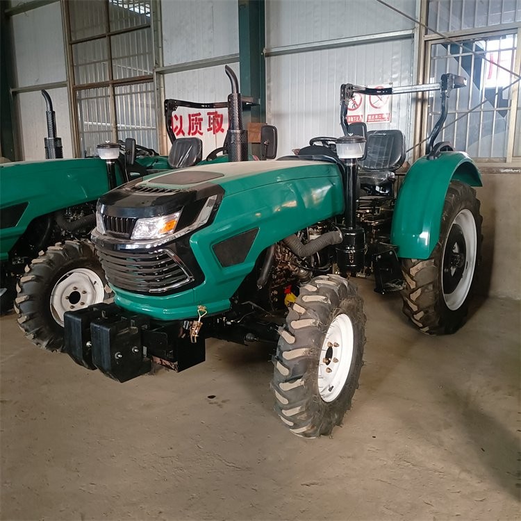 大马力农田中拖拖拉机 多缸轮式旋耕犁地机 操作简便图4