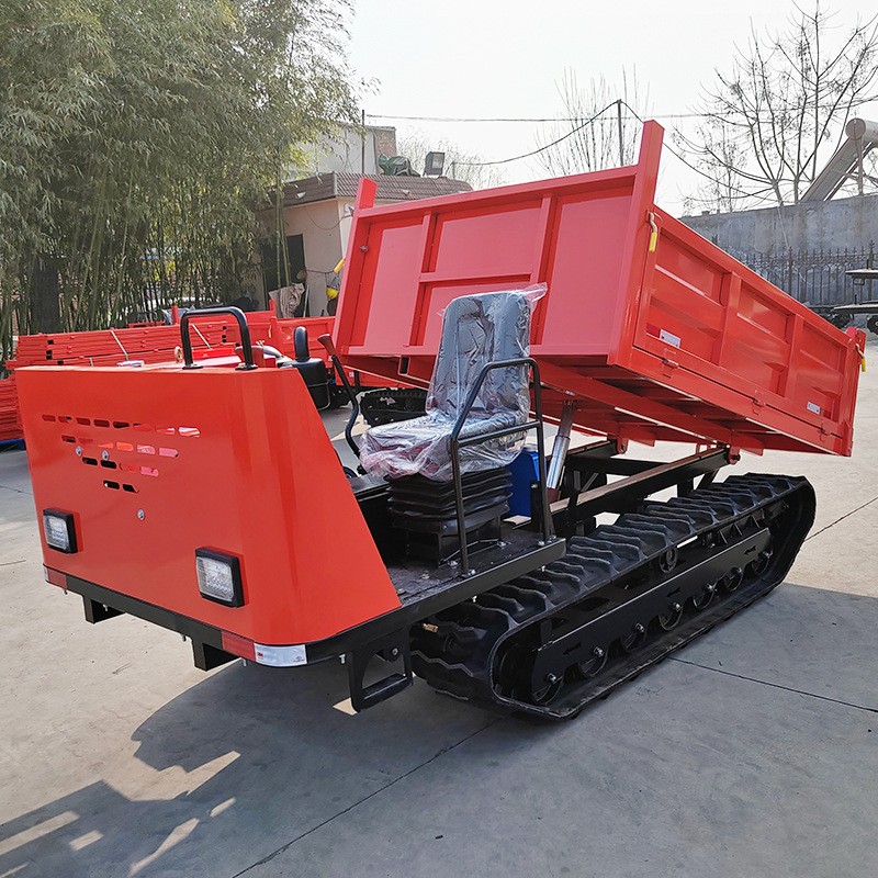 履带运输车1.5吨小型爬山虎工程液压自卸车山地爬坡履带全地形车图3