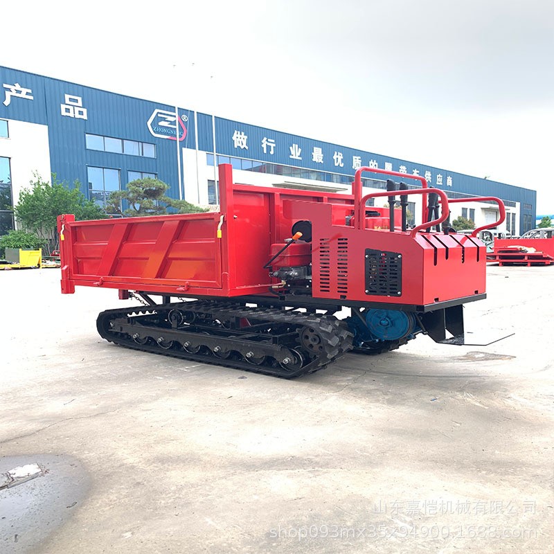 加厚履带运输车手扶款小型爬山虎液压升降轻松自卸可多地形使用图3