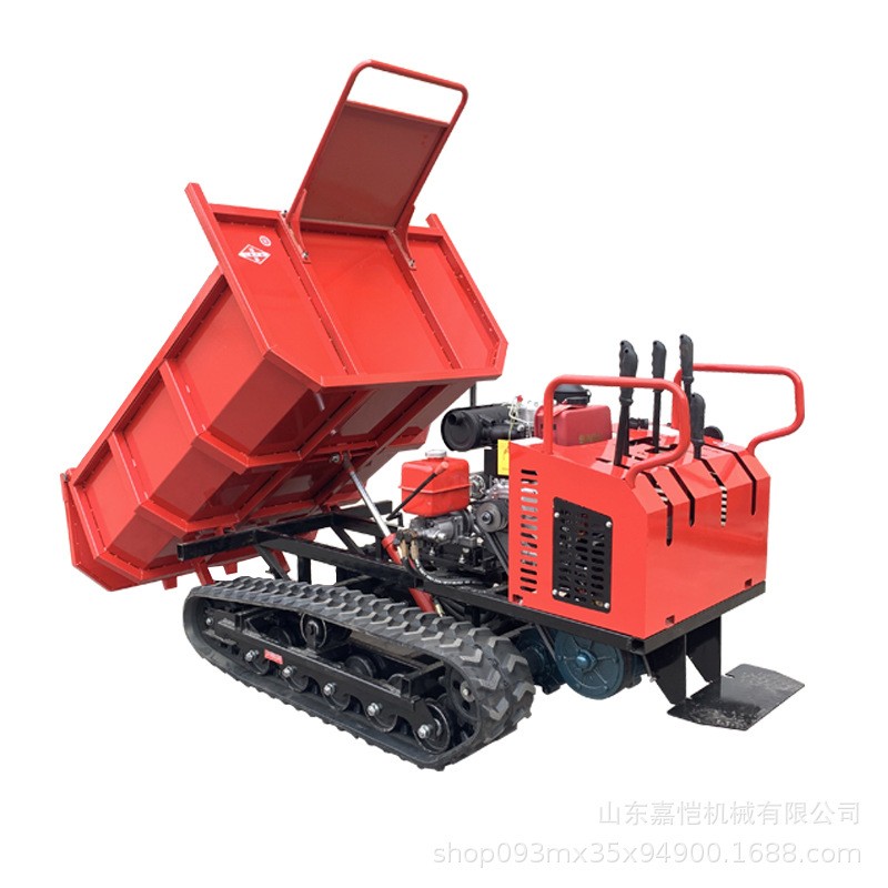 爬山虎履带运输车手扶全地形自卸车泥泞路搬运车厂家现货按需制作图5