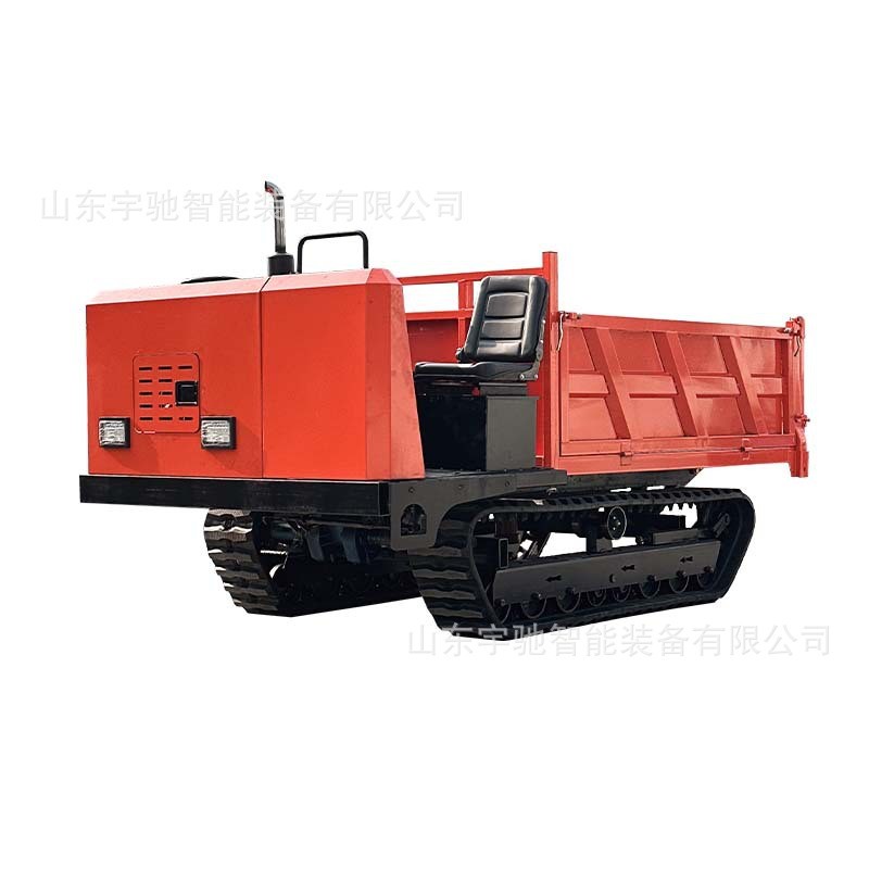 爬山虎履带运输车全地形爬坡王山地果园农用工程自卸式搬运爬坡车图2