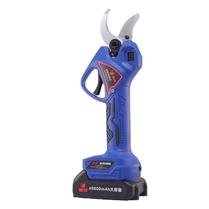 厂家批发电动修枝剪充电式锂电池园艺剪刀大功率园林果树树枝剪图5