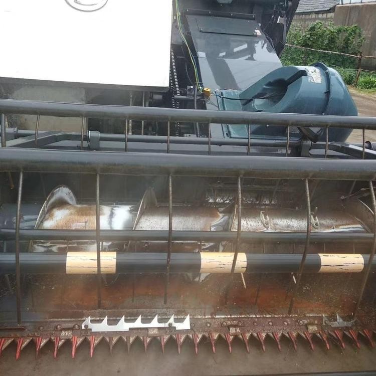 小祝 全喂入收割机 真实农户一手 履带式操作便捷图2