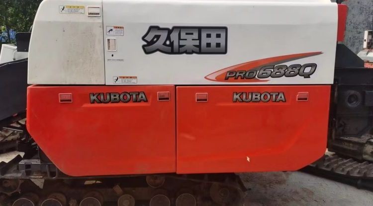 小祝 全喂入收割机 真实农户一手 履带式操作便捷图4