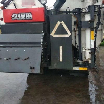 小祝 全喂入收割机 真实农户一手 履带式操作便捷