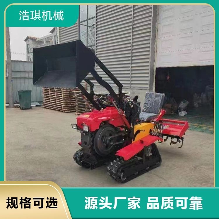 省时省力履带式微耕机38马力 小型大棚果园柴油旋耕机图5