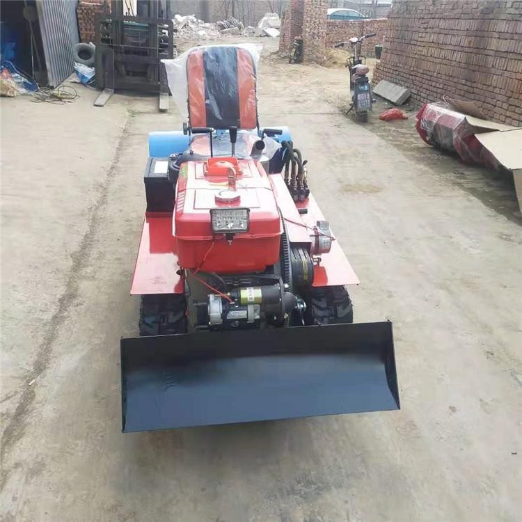 履带式微耕机多功能农用小型柴油果园耕地开沟起垄除草图4