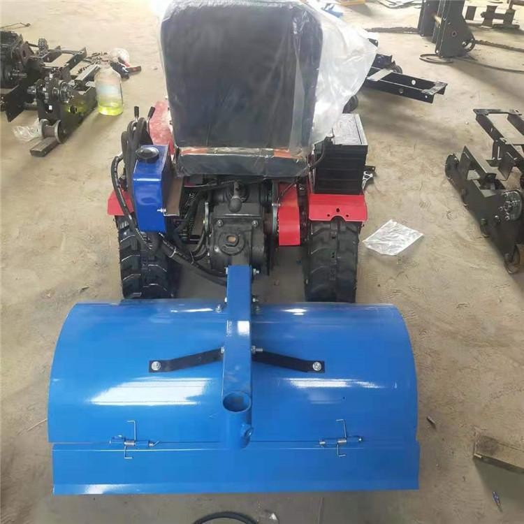 履带式微耕机多功能农用小型柴油果园耕地开沟起垄除草图5