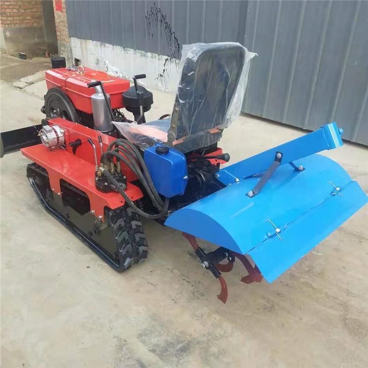 履带式田园管理一体机 田园微耕机 种植管理果园开沟施肥一体图2