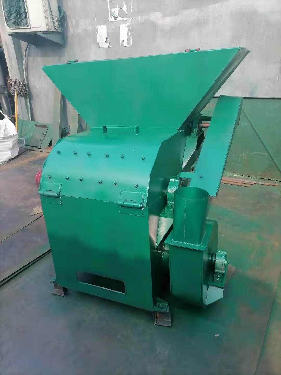 草捆草块粉糠机 牛羊养殖饲料粉碎机 大进料口干草打糠机 农兴图2