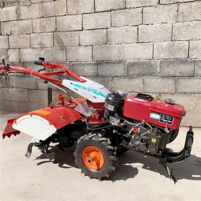 小型旋耕机 电启动水旱两用手扶拖拉机 12马力耕地机 农兴牌