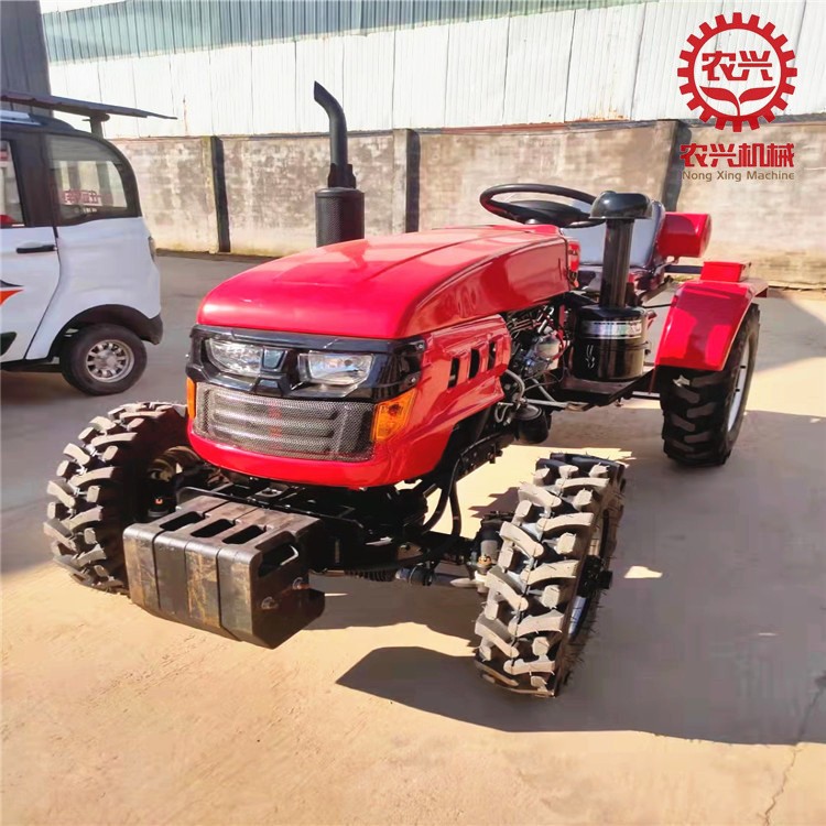 农用四驱拖拉机 时风32马力四轮耕地机 转向稳定小型翻地机图2