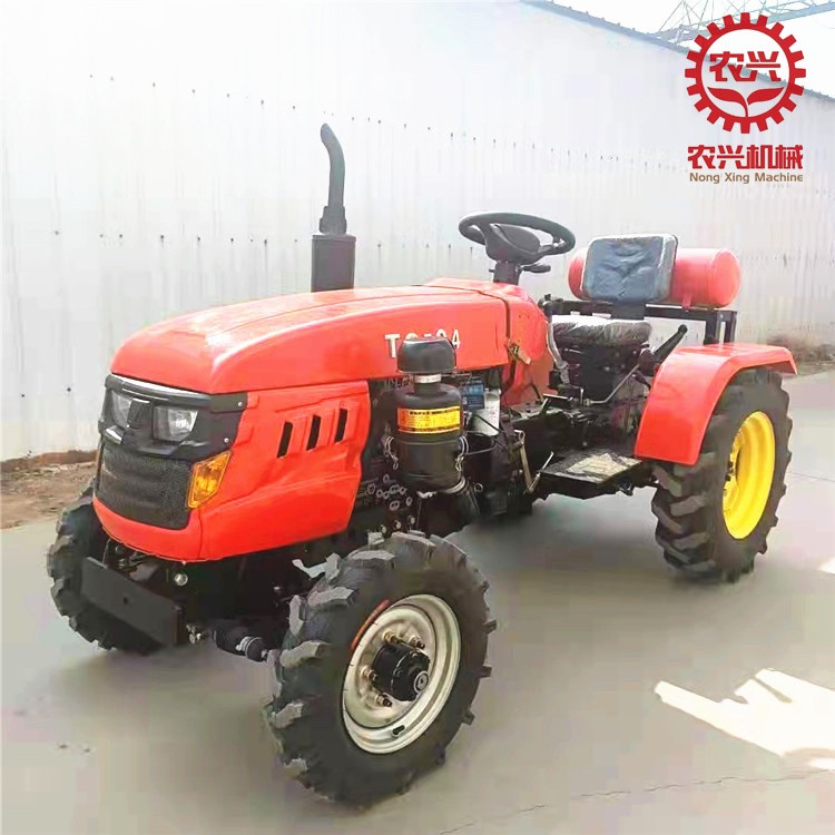 35马力单缸小四轮拖拉机 自带旋耕机 四轮车带动开沟机图4