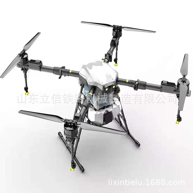 四轴植保无人机 四轴无人打药飞机 农药种子高空喷洒机图2