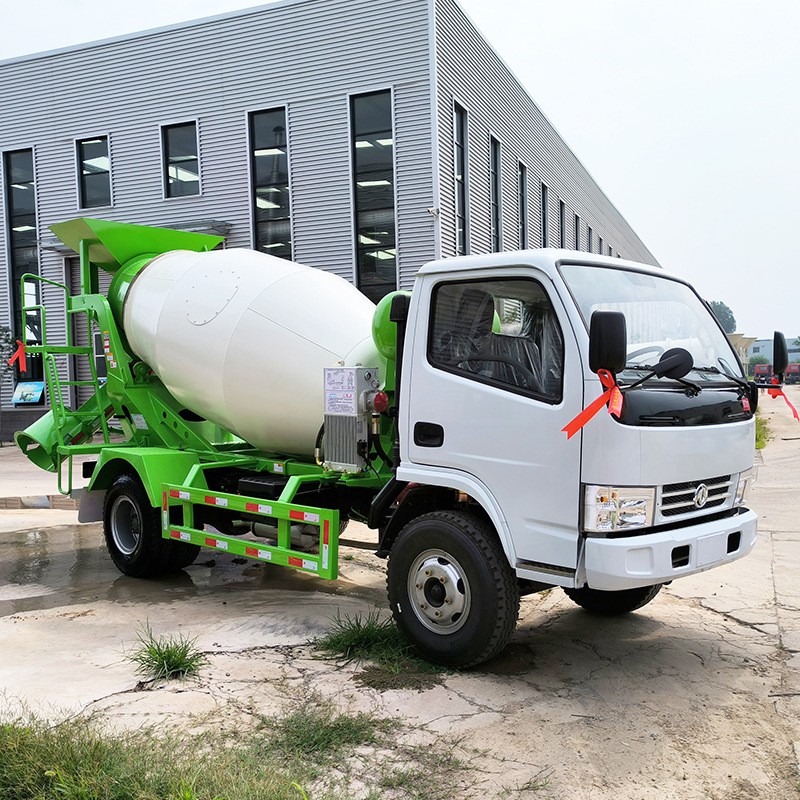东风四驱水泥运输车 出口用混泥土搅拌机 4方国三混凝土搅拌罐车图3