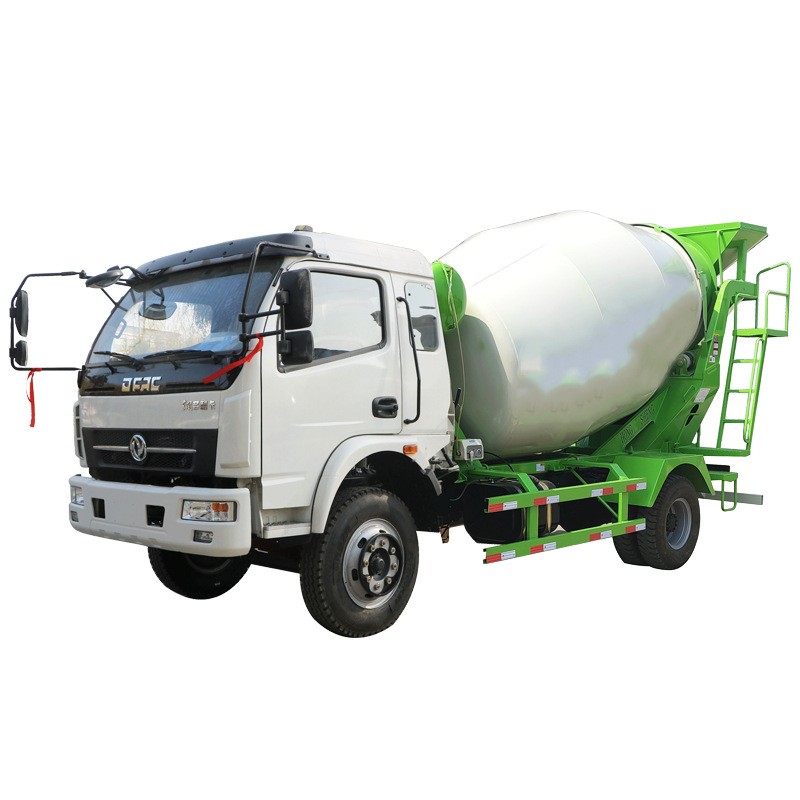 东风四驱水泥运输车 出口用混泥土搅拌机 4方国三混凝土搅拌罐车图4