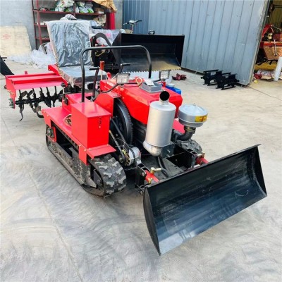 常柴 除草四驱微耕机 水旱两用履带机 乘坐式农机耕地机